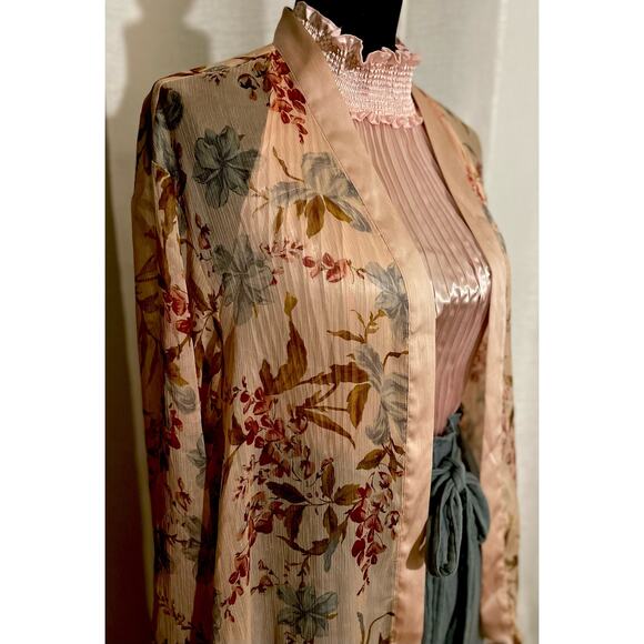 Vince Camuto Floral Duster XS - Picture 6 of 6